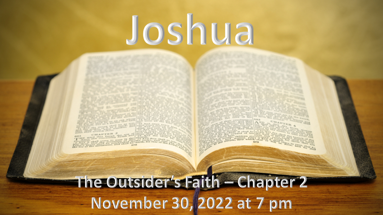 Joshua The Outsider's Faith 2